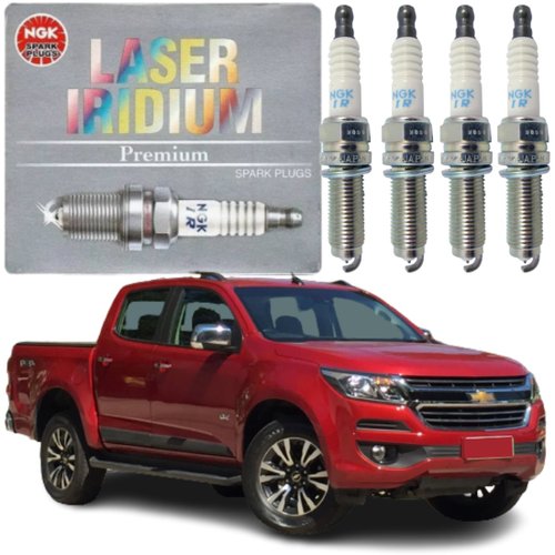 Jogo Vela Iridium NGK Chevrolet S10 2.5 Ecotec 2015 a 2021