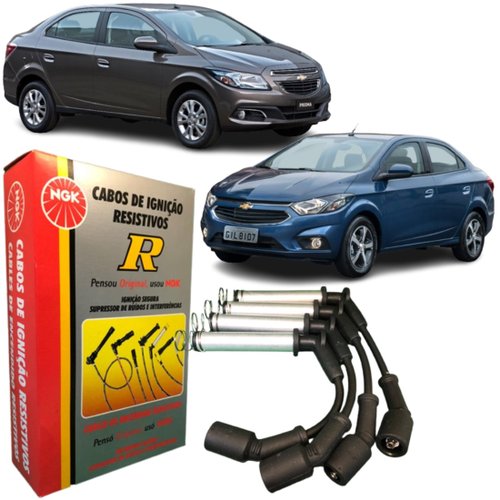 Jogo Cabo De Vela Ngk Chevrolet Onix Prisma Cobalt Spin 