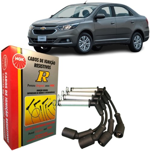 Jogo Cabo De Vela Ngk Chevrolet Onix Prisma Cobalt Spin 