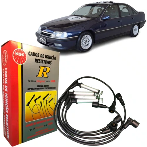 Jogo Cabo De Vela Ngk Gm Omega Suprema 2.0 4cc 1993 A 1994 