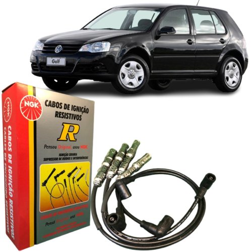 Jogo Cabo De Vela Ngk Volkswagen Bora Jetta Golf Polo 2.0 8v