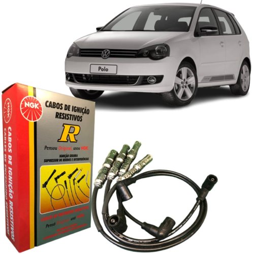 Jogo Cabo De Vela Ngk Volkswagen Bora Jetta Golf Polo 2.0 8v