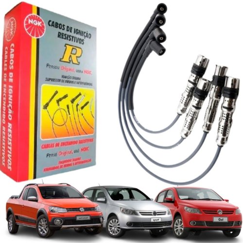 Jogo Cabo De Vela Ngk Fox Polo Gol G5 Saveiro Voyage 1.6 8v 

Jogo Cabo De Vela Original Ngk Volkswagen Fox Polo Gol G5 Saveiro Voyage 1.6 8v
