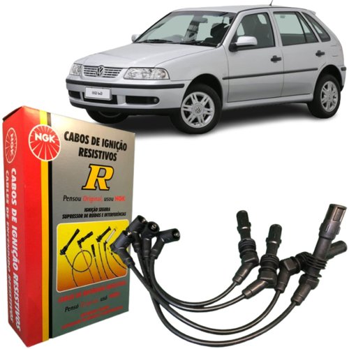 Jogo Cabo De Vela Ngk Vw Gol Parati 1.0 16v Turbo Gasolina