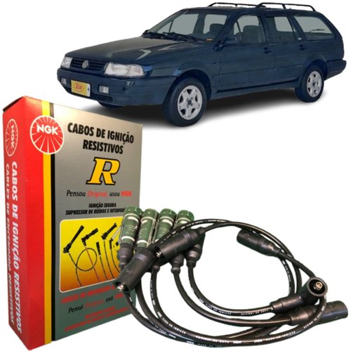 Jogo Cabo De Vela Ngk Vw Santana Quantum 1.8 2.0 1997 A 2006