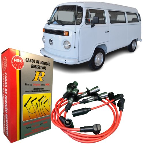Jogo Cabo De Vela Original Ngk Vw Kombi 1.6 Ar 1998 A 2006