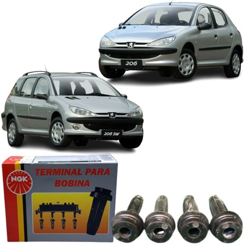 Jogo Cabo Vela Ngk C3 C3 Picasso Peugeot 206 207 208 Hoggar