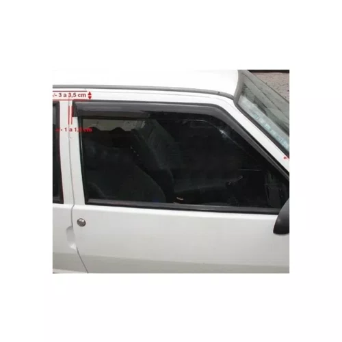 Jogo Calhas De Chuva Tg Poli Vw Gol Parati 2 Portas G2 G3 G4