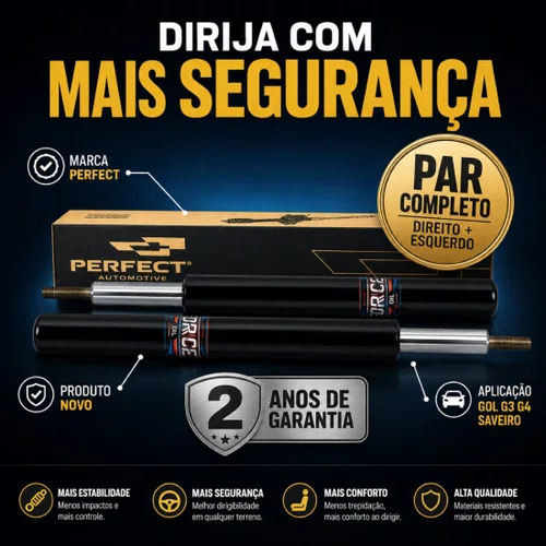 Jogo De Amortecedor Perfect Dianteiro Saveiro Gol G2 G3 G4