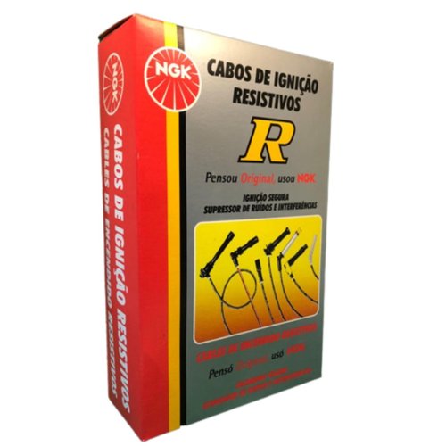 Jogo De Cabo De Vela Ngk Para Chevrolet Blazer S10 2.2 Mpfi.