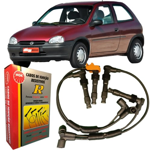 Jogo De Cabo De Vela Ngk Para Chevrolet Corsa Calibra Tigra.