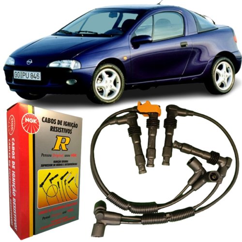 Jogo De Cabo De Vela Ngk Para Chevrolet Corsa Calibra Tigra.