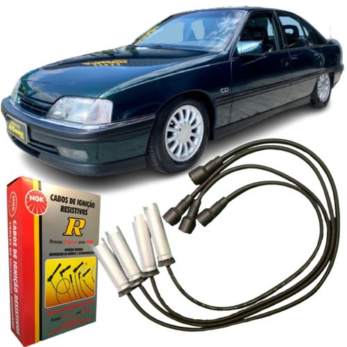 Jogo De Cabo De Vela Ngk Para Chevrolet Omega Suprema 2.2.