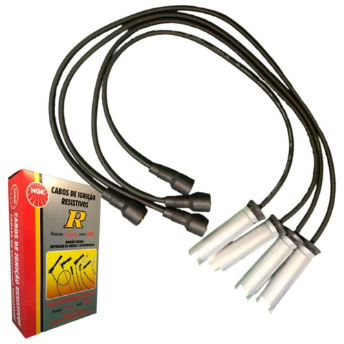 Jogo De Cabo De Vela Ngk Para Chevrolet Omega Suprema 2.2.