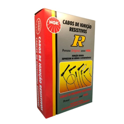 Jogo De Cabo De Vela Ngk Para Chevrolet S10 Blazer 2.4.
