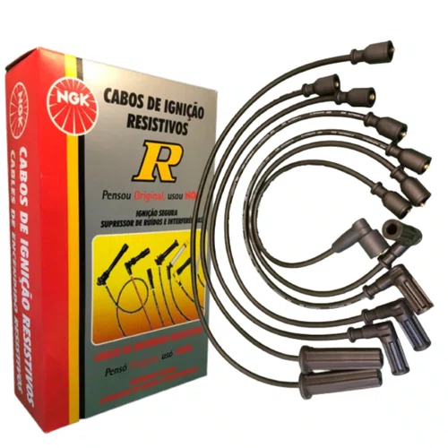 Jogo De Cabo De Vela Ngk Para Chevrolet S10 Blazer 4.3.
