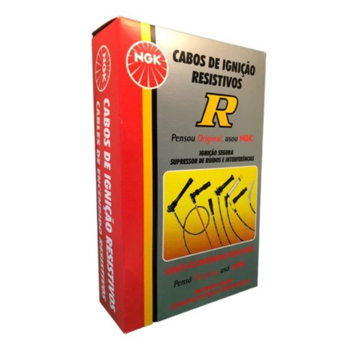 Jogo De Cabo De Vela Ngk Para Fiat Uno Elba Fiorino.
