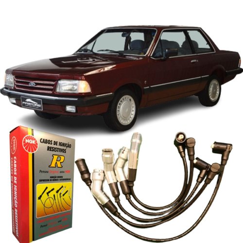 Jogo De Cabo De Vela Ngk Para Ford Corcel Pampa Verona Cht.