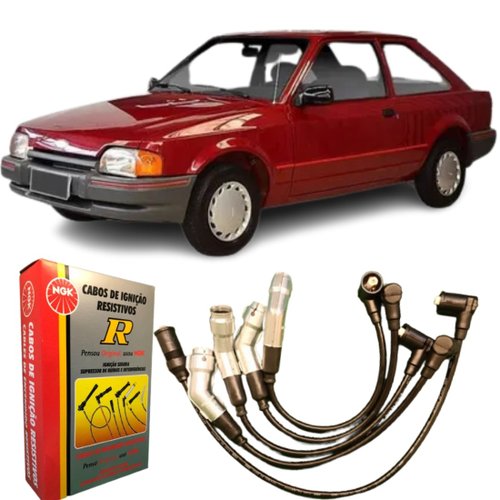 Jogo De Cabo De Vela Ngk Para Ford Corcel Pampa Verona Cht.
