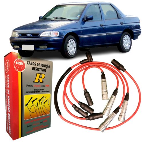 Jogo De Cabo De Vela Ngk Para Ford Escort Verona.