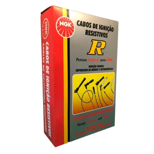 Jogo De Cabo De Vela Ngk Para Peugeot 106 205 306.