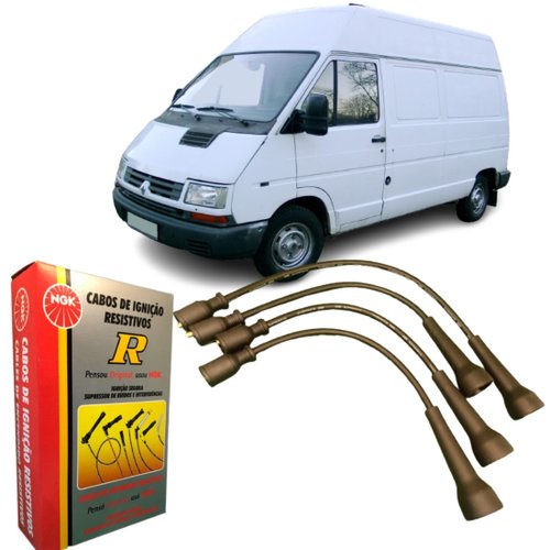 Jogo De Cabo De Vela Ngk Para Renault Trafic Scenic Megane.