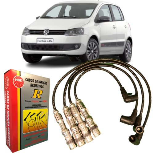 Jogo De Cabo De Vela Ngk Para Volkswagen Fox Gol Voyage.
