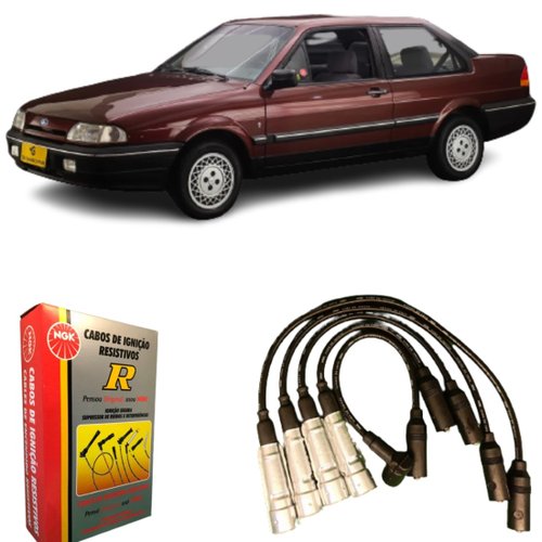 Jogo De Cabo De Vela Ngk Para Vw Ford Gol Saveiro Versailes.