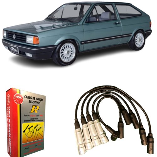 Jogo De Cabo De Vela Ngk Para Vw Ford Gol Saveiro Versailes.