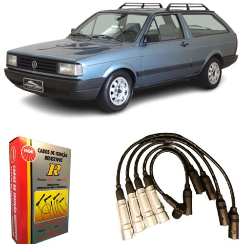 Jogo De Cabo De Vela Ngk Para Vw Ford Gol Saveiro Versailes.