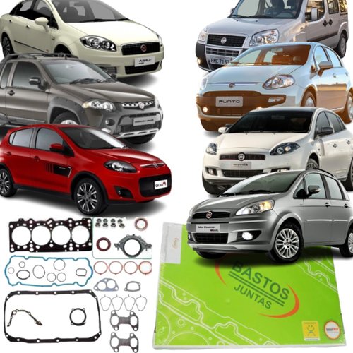 Jogo De Junta Motor Completo Para Fiat Motor 1.8 16v E-torq