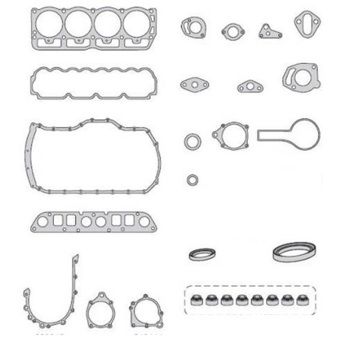 Jogo De Junta Motor Dodge Dakota 2.5 4cc Diesel 1999 A 2001