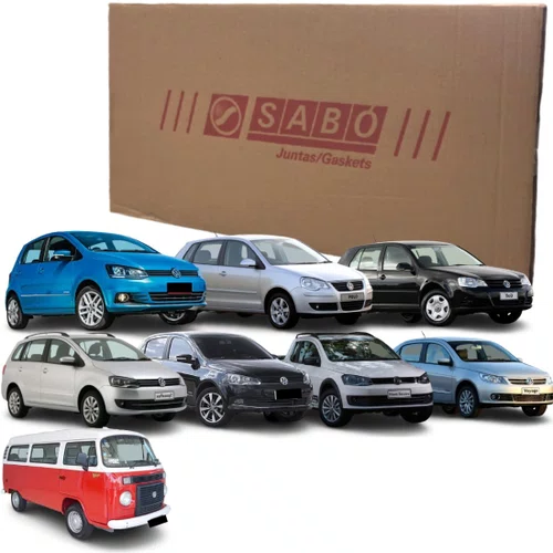 Jogo De Juntas Metal De Motor Sabó Para Motores 1.4 E 1.6 8v