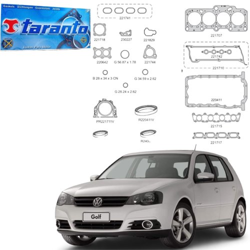 Jogo Juntas Motor Taranto Volkswagen Golf Gti Audi A3 1.8 20v Turbo
