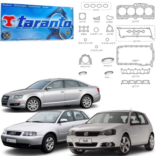 Jogo Juntas Motor Taranto Volkswagen Golf Gti Audi A3 1.8 20v Turbo