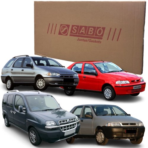 Jogo De Juntas Motor Sabó Fiat Doblo Palio Siena 1.0 16v 1.3 16v