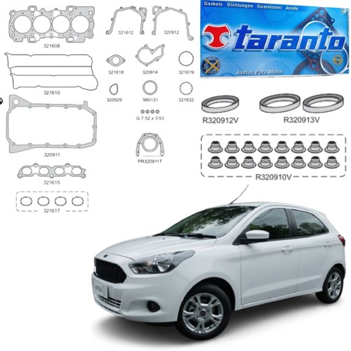 Jogo Juntas Motor Completo Taranto Ford New Fiesta Ecosport Focus 2011 a 2019