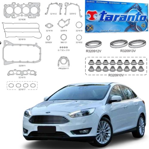 Jogo Juntas Motor Completo Taranto Ford New Fiesta Ecosport Focus 2011 a 2019