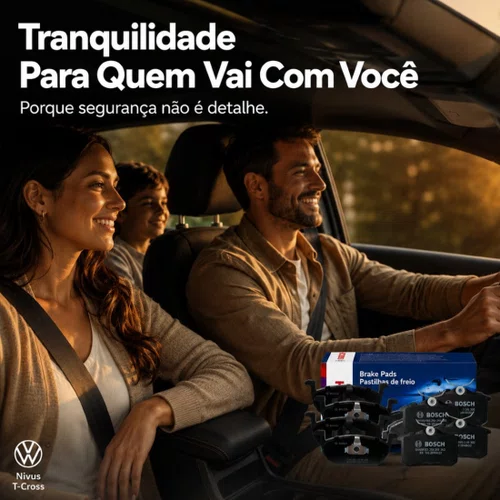 Jogo De Pastilha Nivus, Polo, Virtus, T-cross Diant E Tras