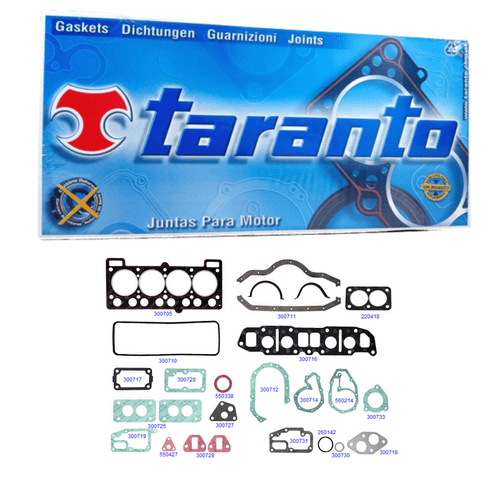 Jogo Junta Completo Motor Taranto Belina Gol Saveiro Parati motor 1.6 8v CHT