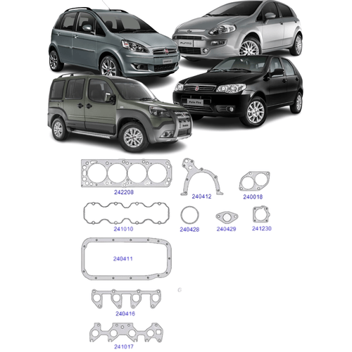 Jogo Junta Motor Completo Taranto Corsa Meriva Montana Doblo Idea Palio Punto Siena