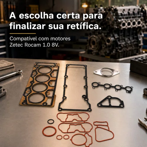 Jogo Junta Superior 1.0 8v Zetec Rocam 1.0 8v Ka/fiesta/ecos