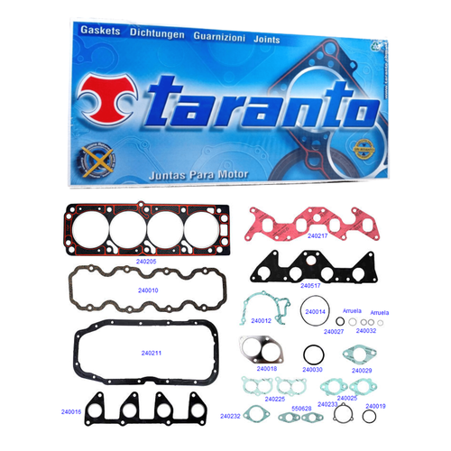 Jogo Juntas Motor Completo Taranto Chevrolet Ipanema Monza Kadett 2.0 8v 1987 a 1997