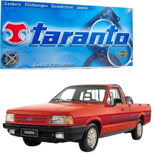 Jogo Junta Completo Motor Taranto Volkswagen Gol Saveiro Voyage Parati Ford Belina Del Rey Escort Pampa 1.6 .18 Ap 1989 a 1997