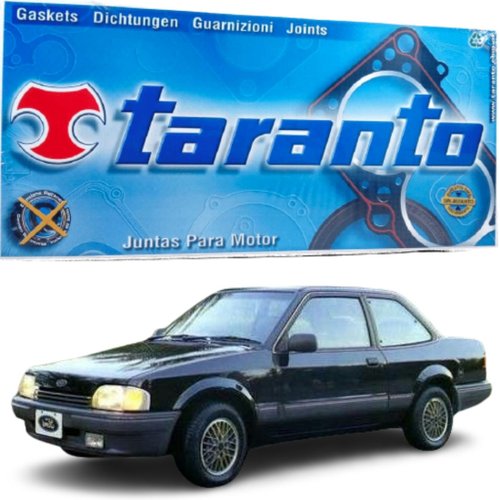 Jogo Junta Completo Motor Taranto Volkswagen Gol Saveiro Voyage Parati Ford Belina Del Rey Escort Pampa 1.6 .18 Ap 1989 a 1997