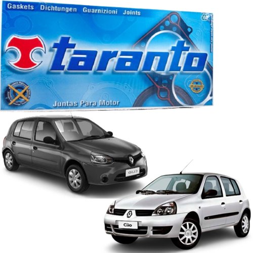 Jogo Juntas Parcial Retificação Cabeçote Taranto Renault Clio Logan Sandero 1.0 16v