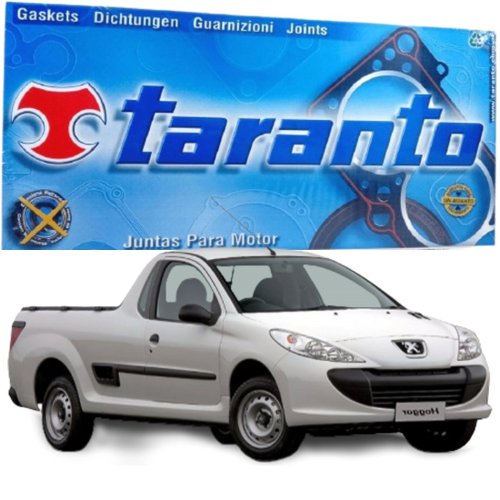 Jogo Junta Parcial Retificação Taranto C3 206 207 Hoggar motor 1.4 8v TU3JP