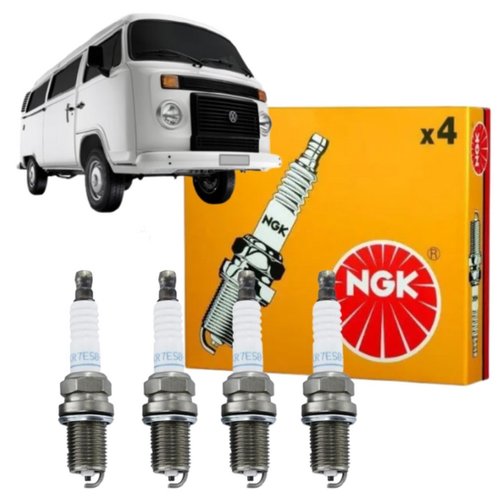 Jogo Vela Ignição Ngk Volkswagen Fox Polo Gol Saveiro Voyage motor EA111