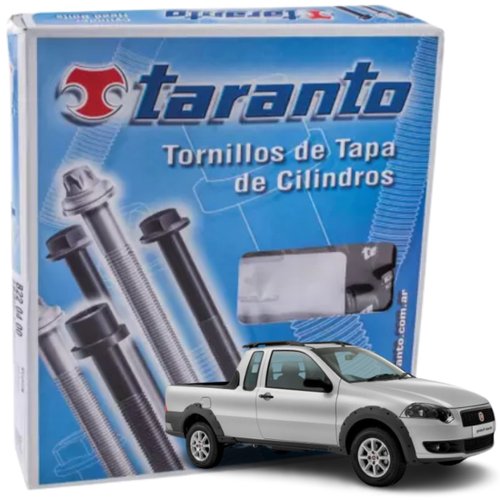 Kit Parafuso De Cabeçote Taranto Fiat Palio Siena Uno Doblo Strada Idea Fiorino motor Fire e fire Evo