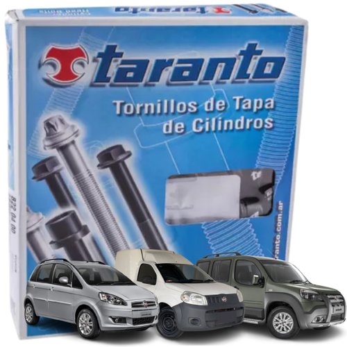 Kit Parafuso De Cabeçote Taranto Fiat Palio Siena Uno Doblo Strada Idea Fiorino motor Fire e fire Evo